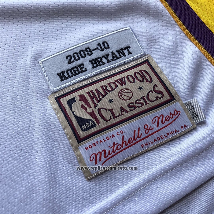 Camiseta Los Angeles Lakers Kobe Bryant #24 Hardwood Classics Blanco